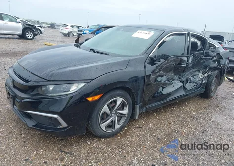 2019 Honda Civic Lx из США, поврежденный, VIN 19XFC2F67KE043754